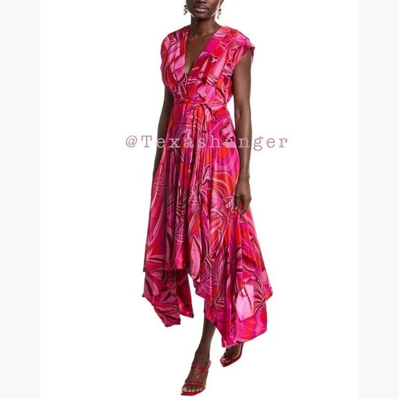 NWT Farm Rio Endless Summer V Neck Midi Dress S Small - Picture 8 of 16